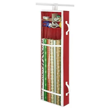 Whitmor Christmas Storage Organizer for Wrapping Paper Storage