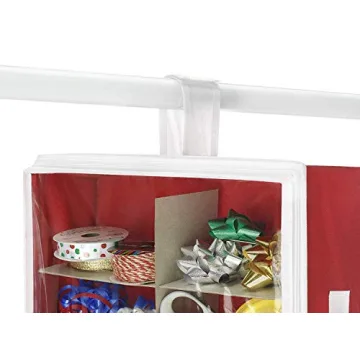 Whitmor Christmas Storage Organizer for Wrapping Paper Storage