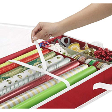 Whitmor Christmas Storage Organizer for Wrapping Paper Storage