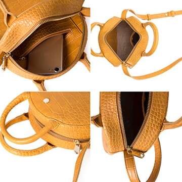 The Lovely Tote Co. Women's Fashion Bag (Mini, Yellow)