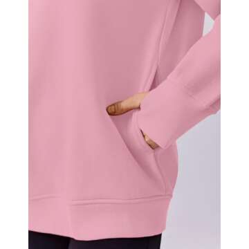 Cozy Stylish PINSPARK Crewneck Sweatshirt for Women