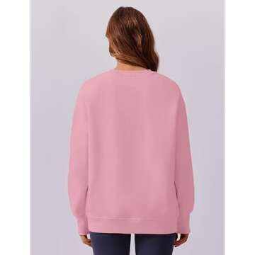 Cozy Stylish PINSPARK Crewneck Sweatshirt for Women