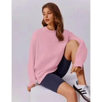 Cozy Stylish PINSPARK Crewneck Sweatshirt for Women