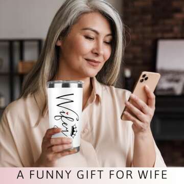 Gifts for Wife from Husband - Wife Gifts - Anniversary, Wife Birthday Gift Ideas, Valentines Day Gifts for Her, Mothers Day Gifts for Wife, Christmas Gifts for Wife - I Love You Gifts - 20 Oz Tumbler