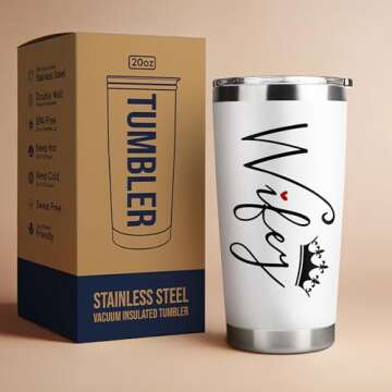 Gifts for Wife from Husband - Wife Gifts - Anniversary, Wife Birthday Gift Ideas, Valentines Day Gifts for Her, Mothers Day Gifts for Wife, Christmas Gifts for Wife - I Love You Gifts - 20 Oz Tumbler