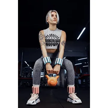 STONESAM 1lb Wrist & Ankle Weight Set - Wearable For Workouts