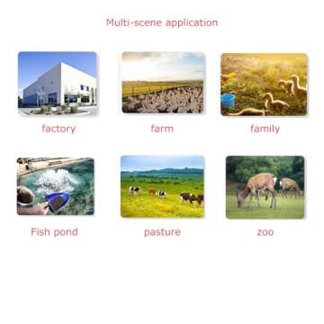 INTSUPERMAI 4mm Animal Pellet Feed Mill Machine with 3 Head Rollers Animal Food Maker Feed Granulator Machine Pellet Mill Machine for Fish Chicken Duck Rabbit 220V 200KG/H