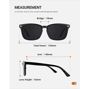 TIJN Polarized Sunglasses for Ultimate UV Protection