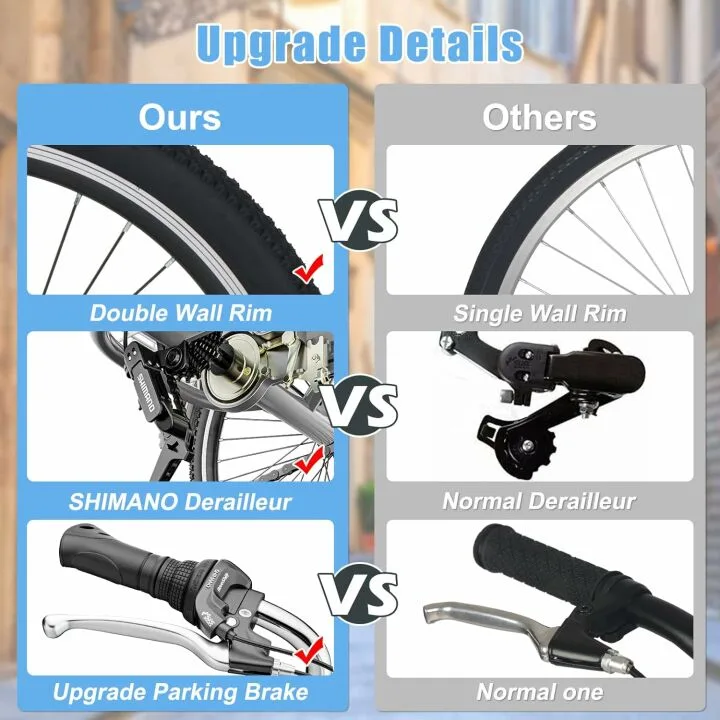 Slsy 7 Speed Adult Tricycle - Three-Wheel Bikes