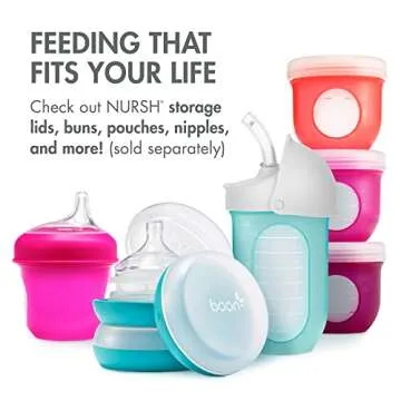Boon Nursh Silicone Baby Bottles - Perfect for Feeding