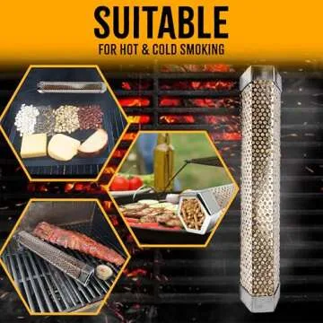 Kona Pellet Smoker Tube - Perfect Smoking Solution for Grills