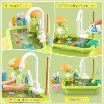 Dreamon Play Sink Toy with Running Water for Kids