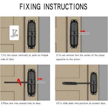 HoneSecur Adjustable Self Closing Door Closers
