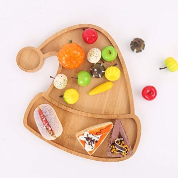 KEPATO Christmas Wooden Serving Tray for Festive Gifting