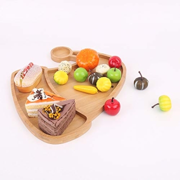 KEPATO Christmas Wooden Serving Tray for Festive Gifting