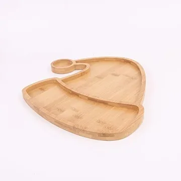 KEPATO Christmas Wooden Serving Tray for Festive Gifting