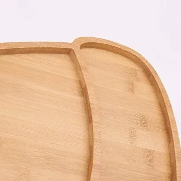 KEPATO Christmas Wooden Serving Tray for Festive Gifting