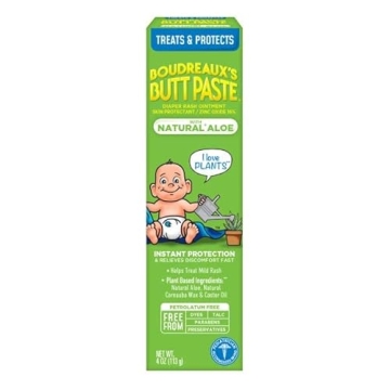 Boudreaux's Natural Aloe Diaper Rash Cream 2-Pack
