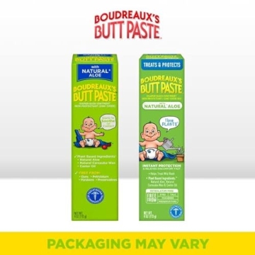 Boudreaux's Natural Aloe Diaper Rash Cream 2-Pack