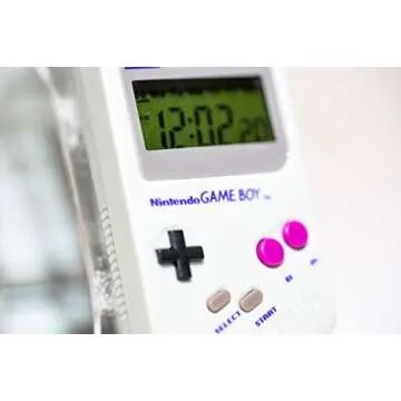 Paladone Nintendo Gameboy™ Digital Watch - Official Super Mario Land™ Alarm Sound & Built-in LED. Iconic Design, Great Retro Gaming Gift.