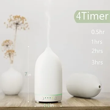 Elegant Ceramic Essential Oil Diffusers for Home Wellness