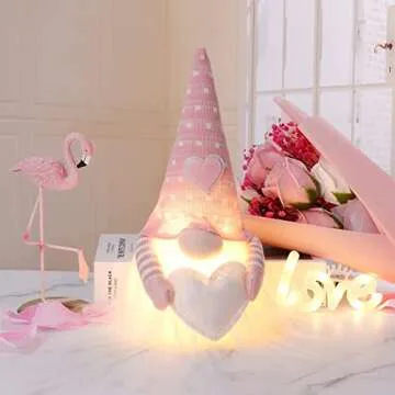 Charming Light-Up Gnomes for Valentine’s Day Decor