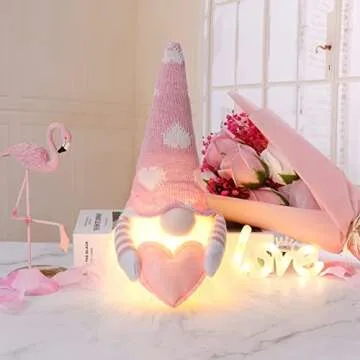Charming Light-Up Gnomes for Valentine’s Day Decor