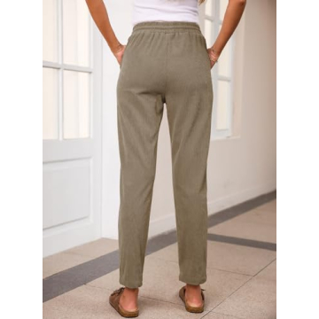 EVALESS Women's Corduroy Pants - Stylish & Comfortable