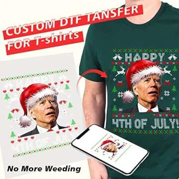 Custom Iron on DTF Transfer Sticker for Personalized Gifts