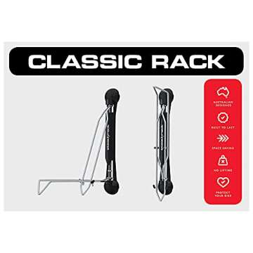 Steadyrack Bike Racks - Classic Rack - Wall Mounted Bike Rack Storage Solution for Your Home, Garage, or Bike Park