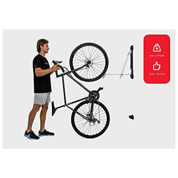Steadyrack Bike Racks - Classic Rack - Wall Mounted Bike Rack Storage Solution for Your Home, Garage, or Bike Park