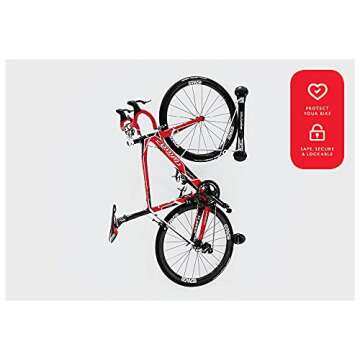 Steadyrack Bike Racks - Classic Rack - Wall Mounted Bike Rack Storage Solution for Your Home, Garage, or Bike Park