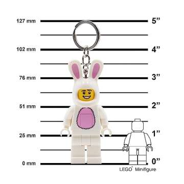 LEGO Bunny Suit Guy Keychain Light - Fun and Bright