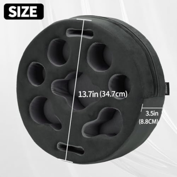 FDMGEL Couch Cup Holder Pillow for Drinks and Organizing