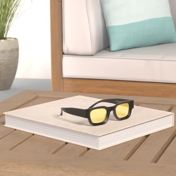 Stylish Teumire Retro Rectangle Polarized Sunglasses