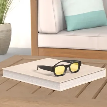 Stylish Teumire Retro Rectangle Polarized Sunglasses