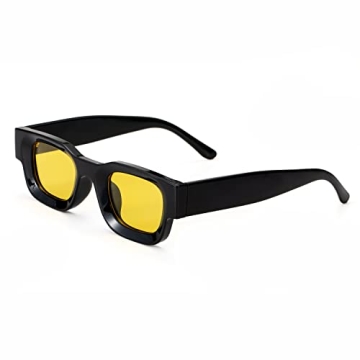 Stylish Teumire Retro Rectangle Polarized Sunglasses