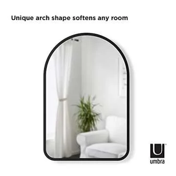 Elegant Umbra Hub Arched Wall Mirror for Modern Spaces