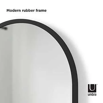 Elegant Umbra Hub Arched Wall Mirror for Modern Spaces