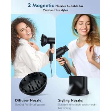 High Speed 160000 RPM Hair Dryer with Negative Ions