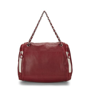 Chanel Pre-Loved Burgundy 'CC' Tote for Timeless Elegance