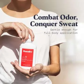 All-Natural Body Powder - Moisture & Odor Control, Sweat Absorbing, Anti-Chaffing, Talc-Free, Preven...