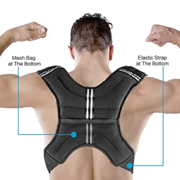 Henkelion Weighted Vest for Everyone - Improve Workouts!