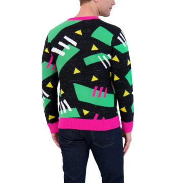 Men's Roller Skate Raptor Holiday Sweater for Parties