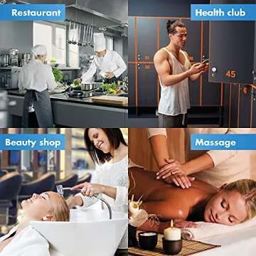 RICHYN Kitchen Towel Hooks Blue – Set of 2 self Adhesive Towel Hook – Premium Chrome Finish & Easy Installation – Firmly Holds Towel Without Tearing – Ideal as Bathroom, Outdoor Towel Holders