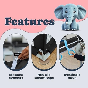 TODALE Large Baby Playpen, Safe Toddler Playard Indoor & Outdoor