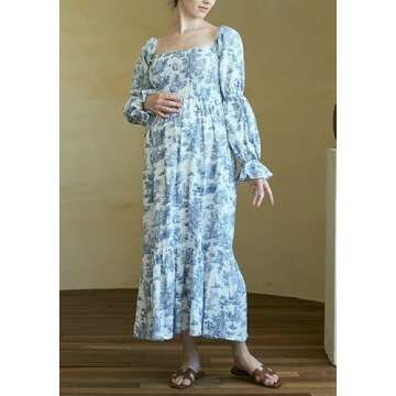 Yuki Floral Off-Shoulder Dress - Women’s Casual Gown