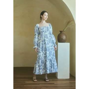 Yuki Floral Off-Shoulder Dress - Women’s Casual Gown