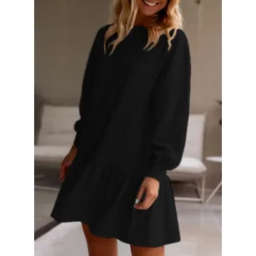 Stylish BLENCOT Sweatshirt Dress for Fall and Winter
