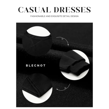 Stylish BLENCOT Sweatshirt Dress for Fall and Winter